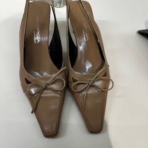 Via Spiga Women's Brown Slingback Heels